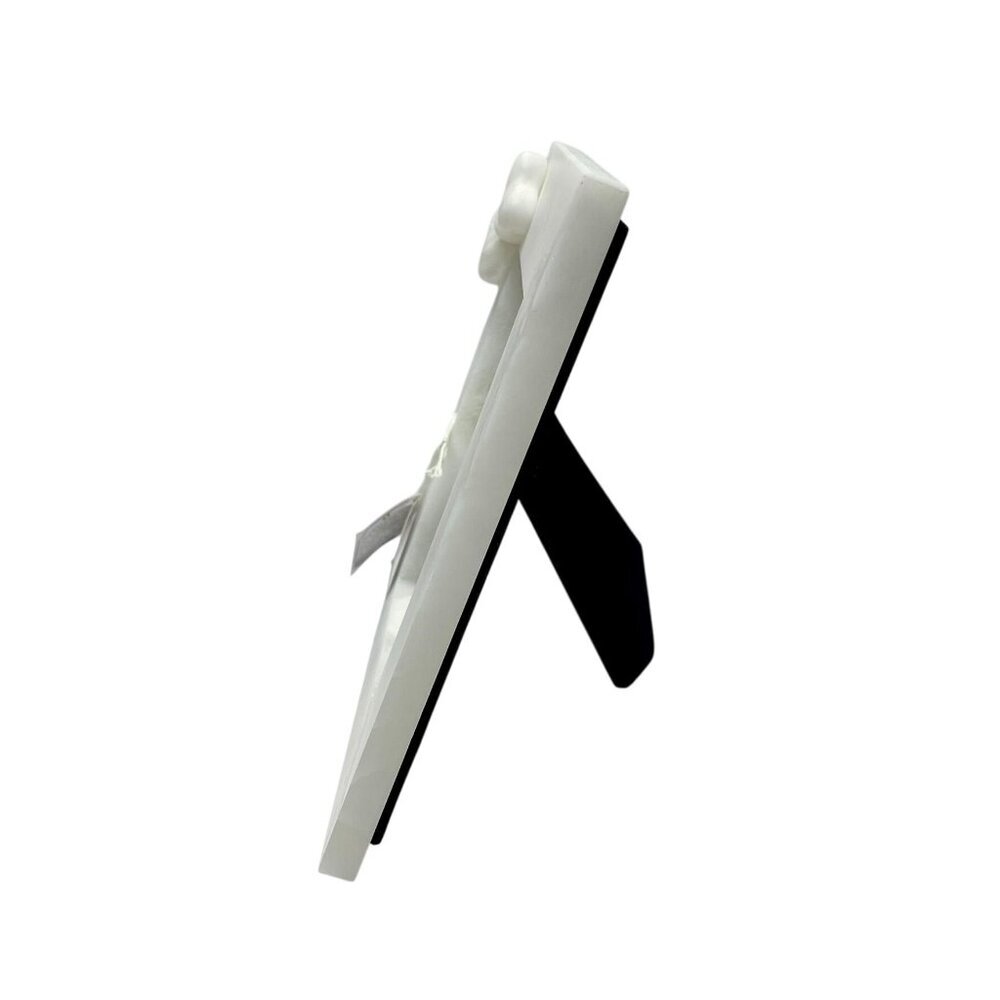 Scali Alabastro 4x6 Genuine Alabaster Frame Bow Accent Italian Handcrafted NWOB - Picture 3 of 9
